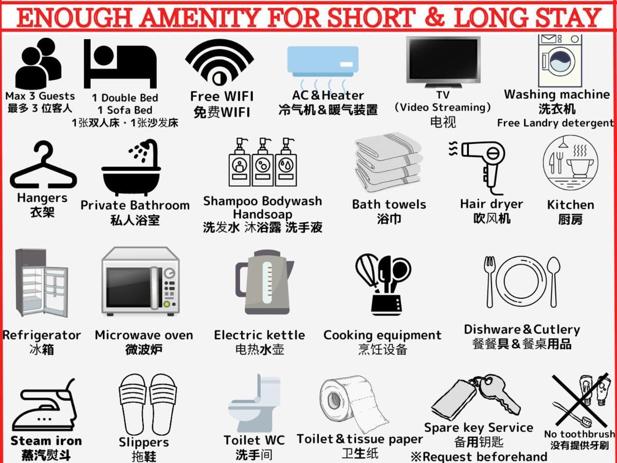 Best Located Shinjuku Central Full-Furnished Apartment 3Minwalk To Station2 Tokyo Luaran gambar